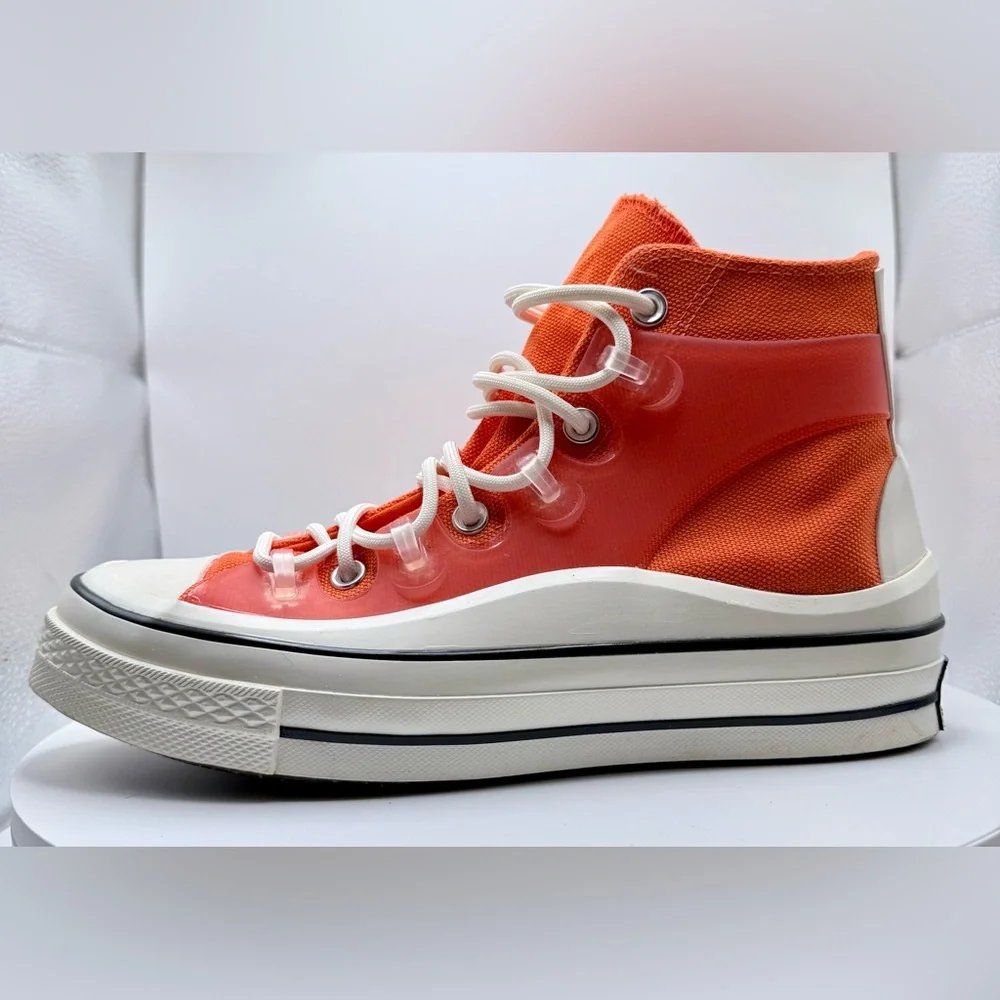Converse Chuck Taylor All Star 70 Hi Lift Platform‎ Orange Sneakers Men’s 6.5